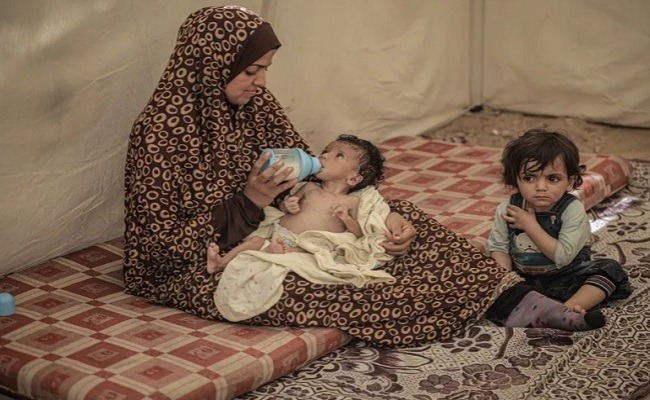 Qəzzada 40 min körpə aclıqdan ölüm təhlükəsi ilə üz-üzədir